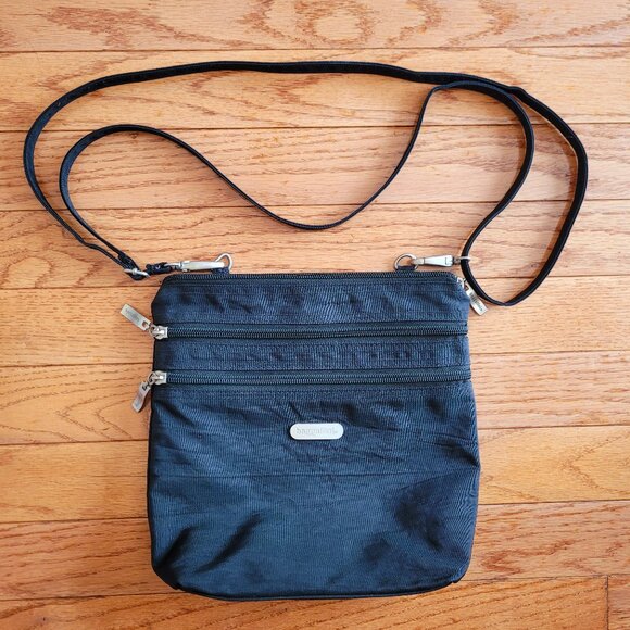 Baggallini Women's Essential Crossbody Bag Black - Picture 1 of 11